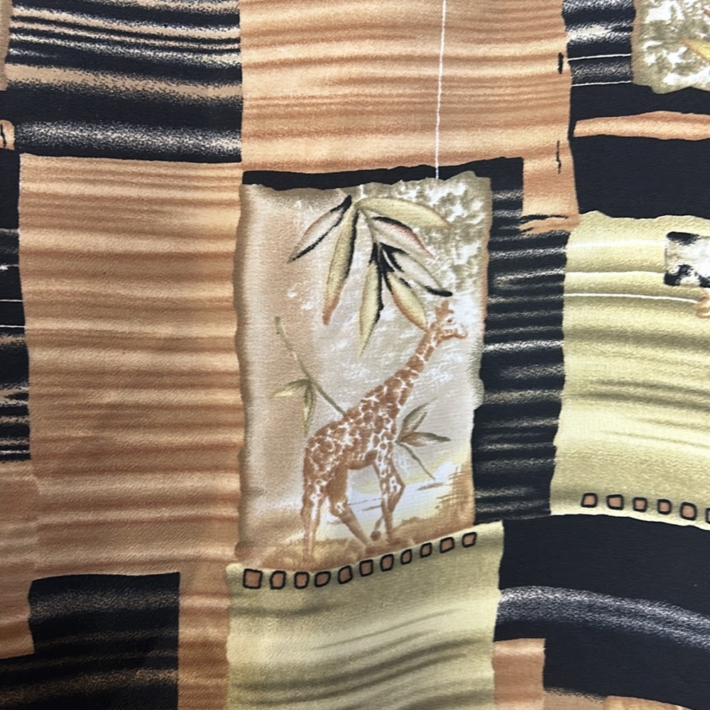 Penningtons women’s 16 sleeveless dress safari tropical‎ elephant print maxi - Picture 3 of 9